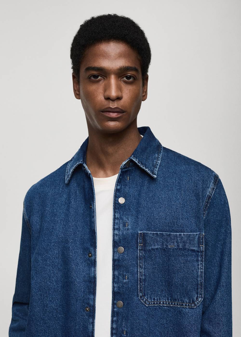 Mango Jeans-Overshirt mit Tasche Begrenzte Freigabe