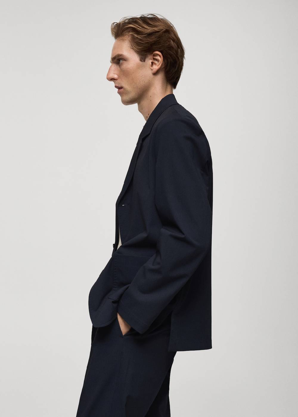 Mango Slim Fit-Anzugblazer mit Taschen Zeitbegrenzte Promotion