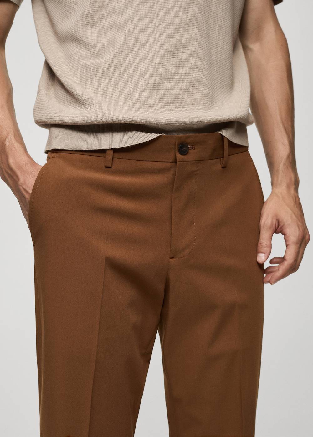 Mango Slim Fit-Anzughose Bis zu 65% Rabatt