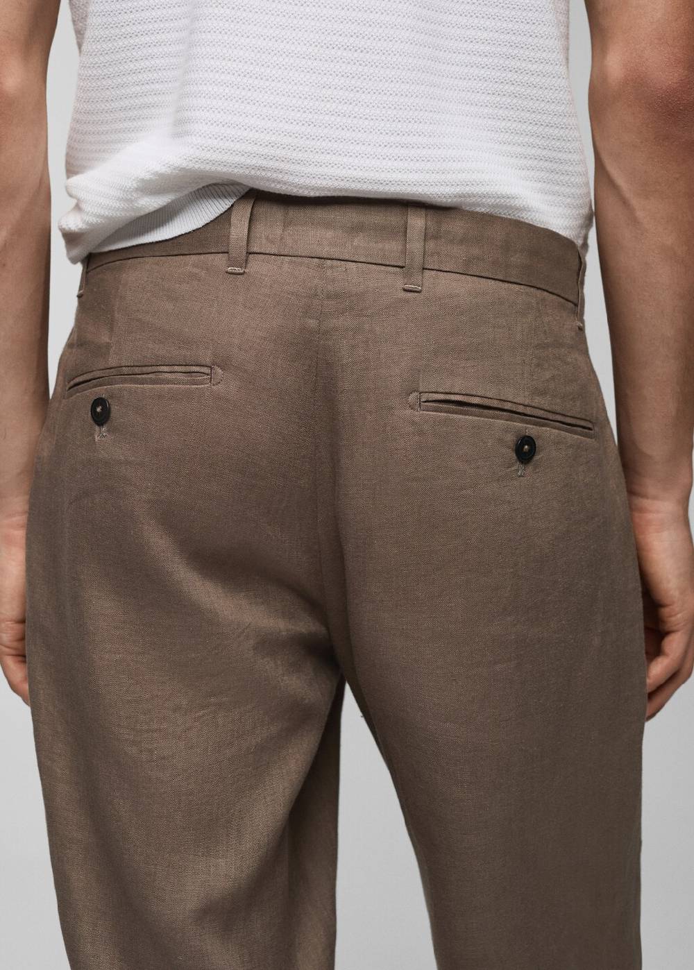 Mango Slim Fit-Hose aus 100 % Leinen Bis zu 55% Rabatt