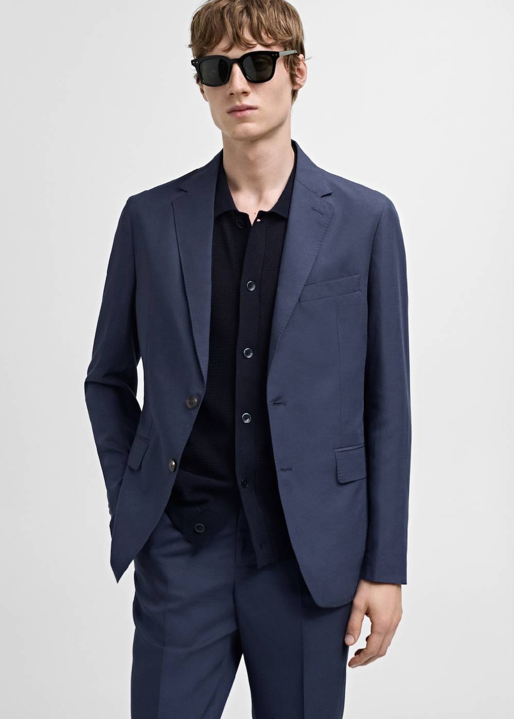 Mango Slim Fit-Anzugsakko aus Stretchbaumwolle Riesige Rabatte