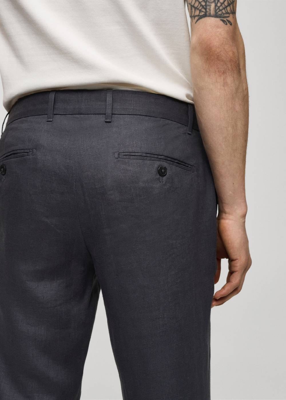 Mango Slim Fit-Hose aus 100 % Leinen Clearance-Verkauf