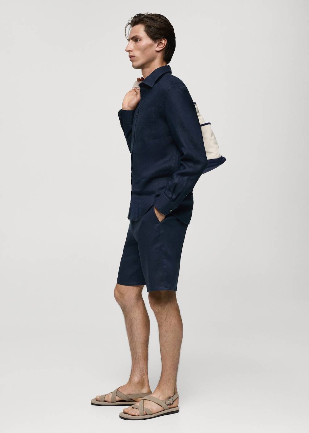Mango Slim-Fit-Bermudashorts aus 100 % Leinen Begrenzt auf 3 Tage