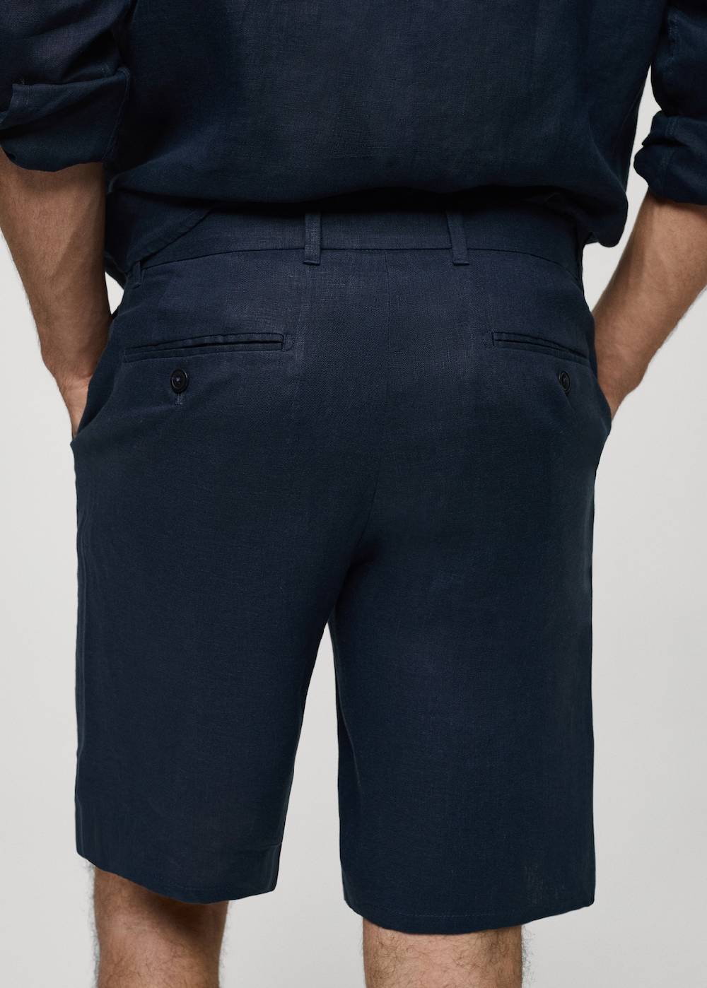 Mango Slim-Fit-Bermudashorts aus 100 % Leinen Begrenzt auf 3 Tage