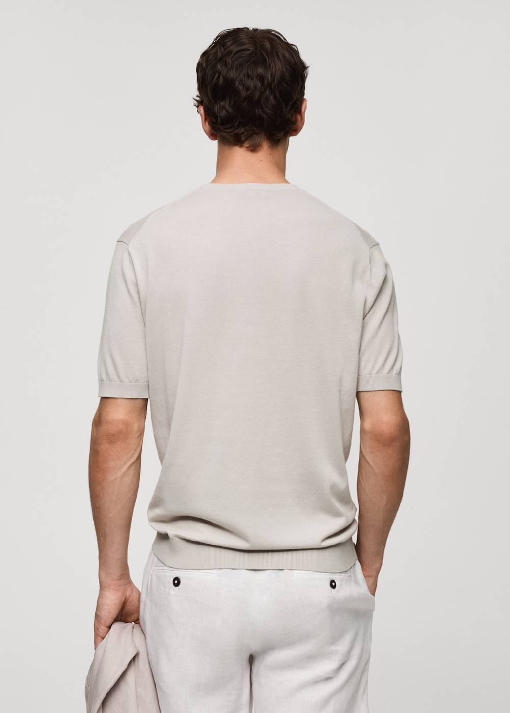 Mango Strick-T-Shirt aus 100 % Baumwolle Rabatte dieses Monats