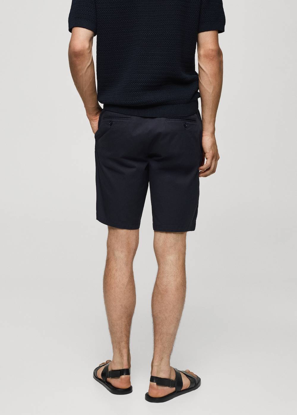 Mango Slim-Fit-Bermudashorts im Chino-Stil aus Baumwolle Angebote