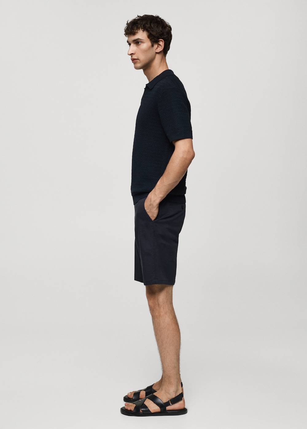 Mango Slim-Fit-Bermudashorts im Chino-Stil aus Baumwolle Angebote