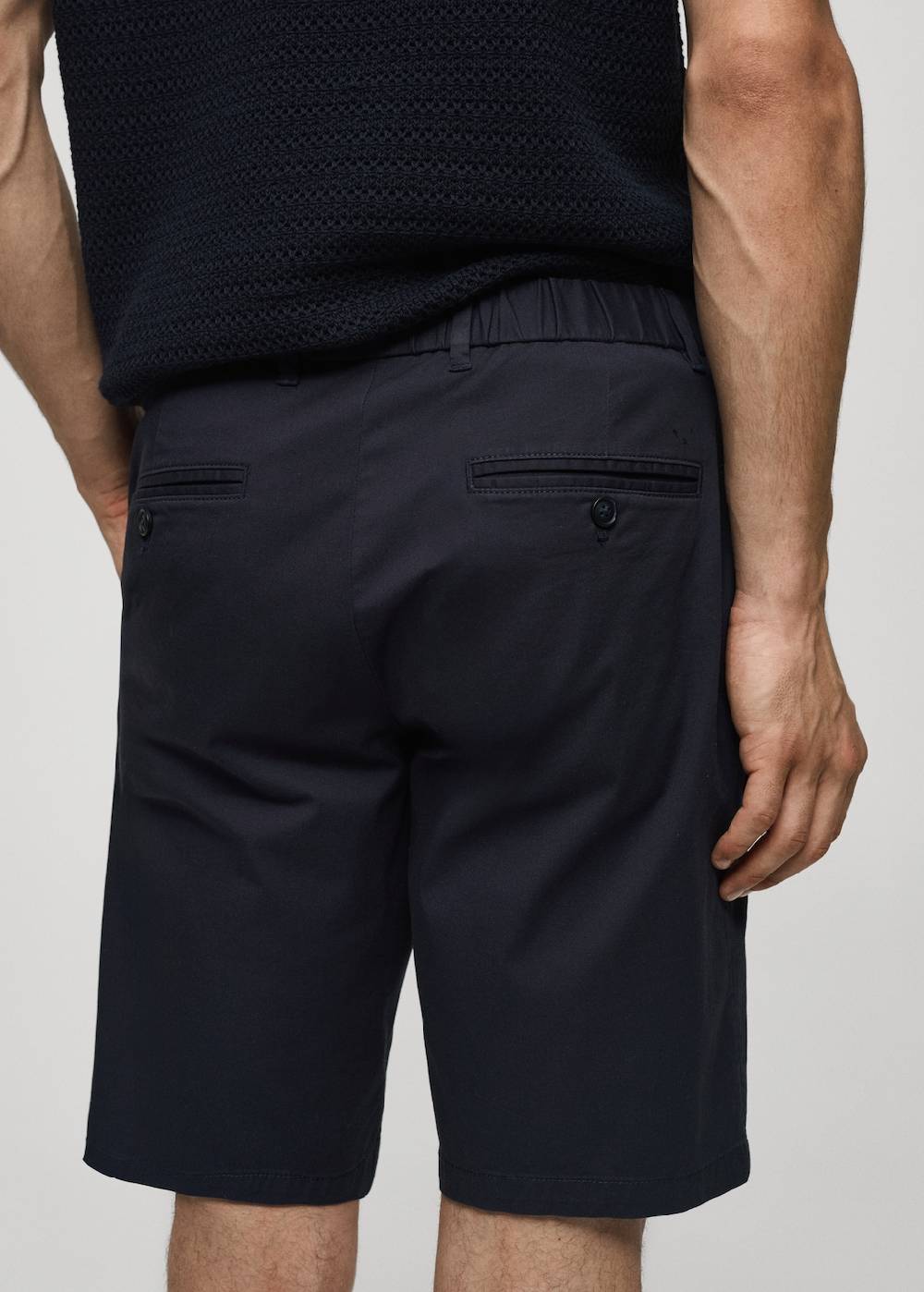 Mango Slim-Fit-Bermudashorts im Chino-Stil aus Baumwolle Angebote