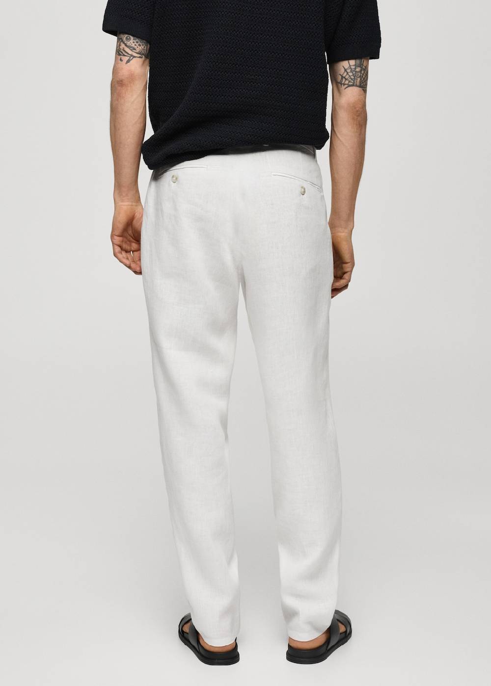 Mango Slim Fit-Hose aus 100 % Leinen Hotsell