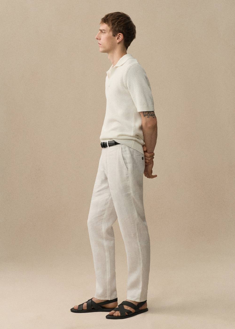 Mango Slim Fit-Hose aus 100 % Leinen Hotsell