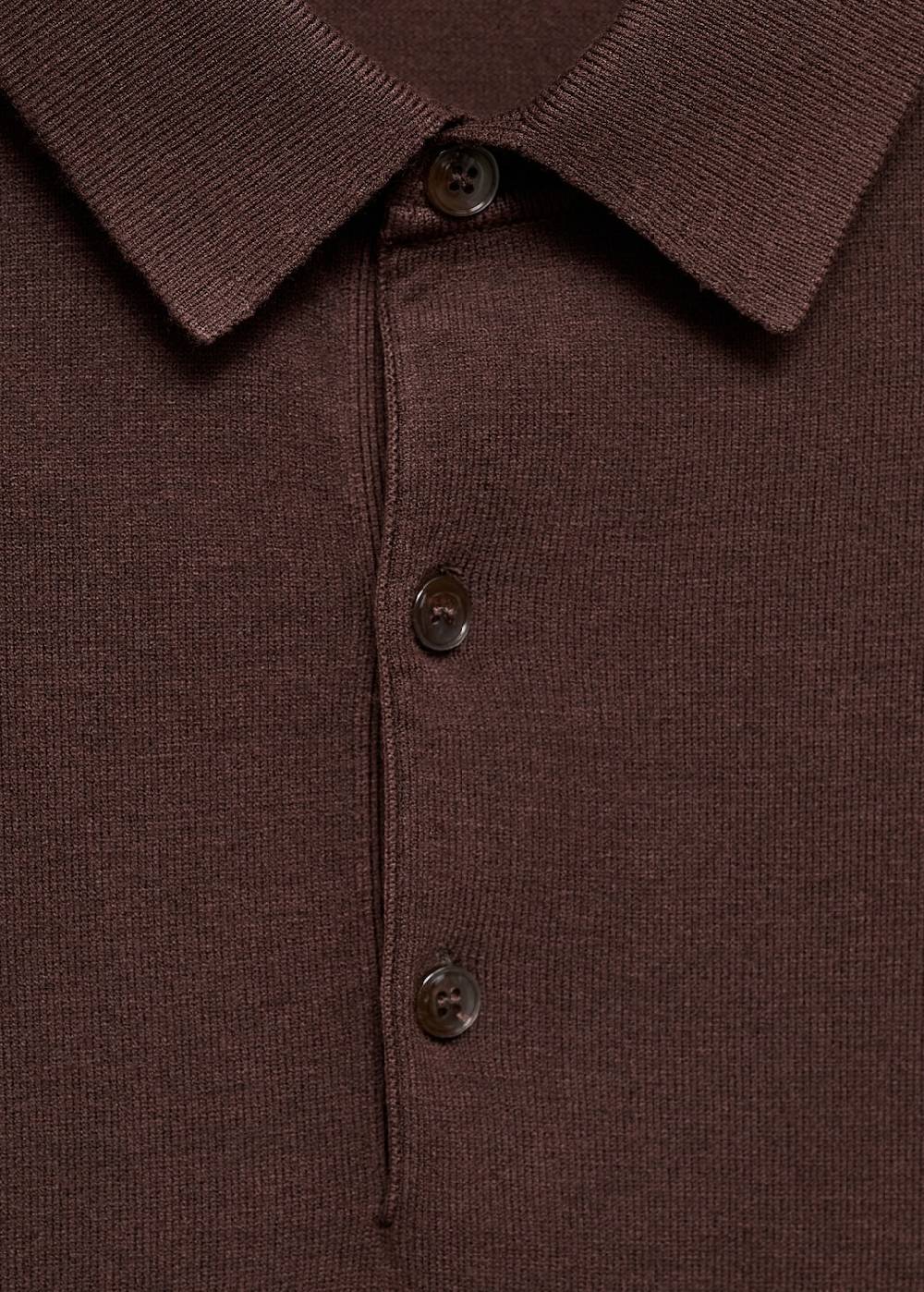 Mango Feinstrick-Poloshirt Fabrik Onlineshop