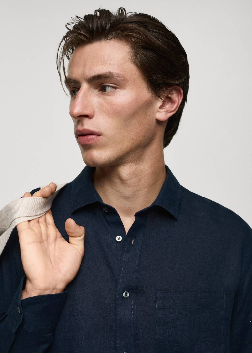 Mango Classic-Fit-Hemd aus 100 % Leinen Fabrikpreis