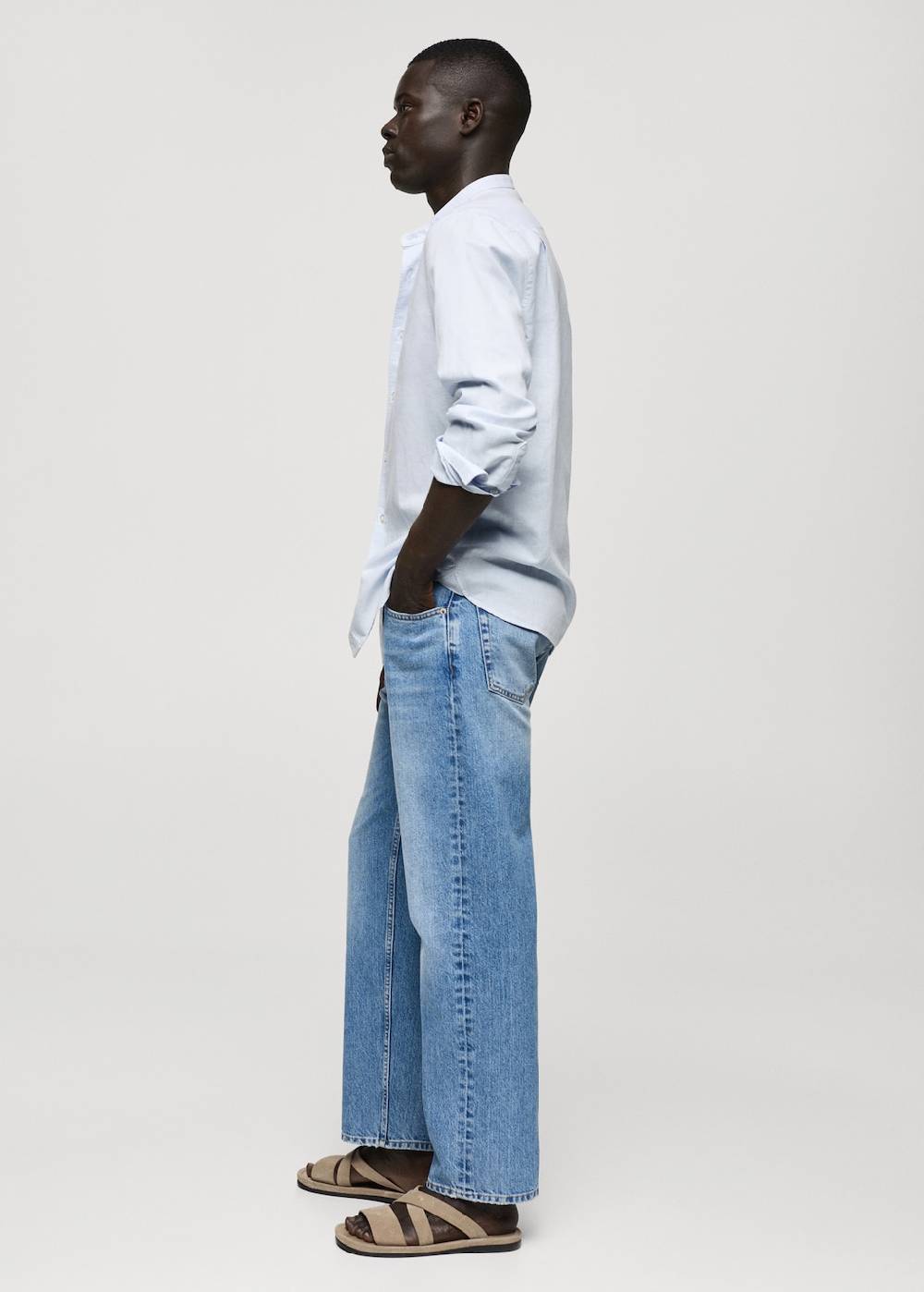 Mango Classic Fit-Leinenhemd Versandkostenfrei