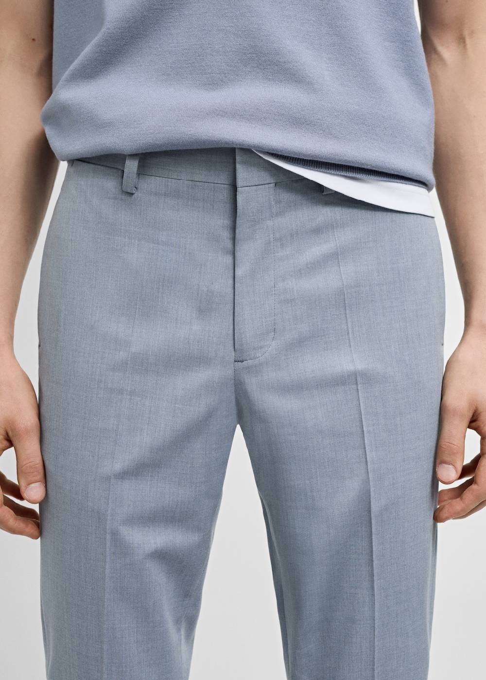 Mango Super Slim Fit-Anzughose aus Stretchstoff Preisnachlass