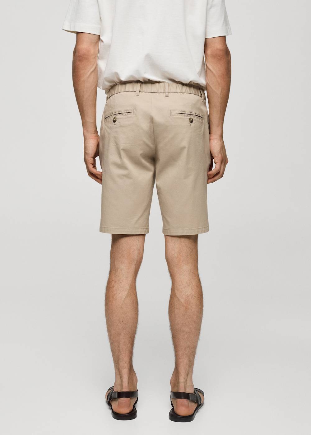 Mango Slim-Fit-Bermudashorts im Chino-Stil aus Baumwolle Vatertagsangebot