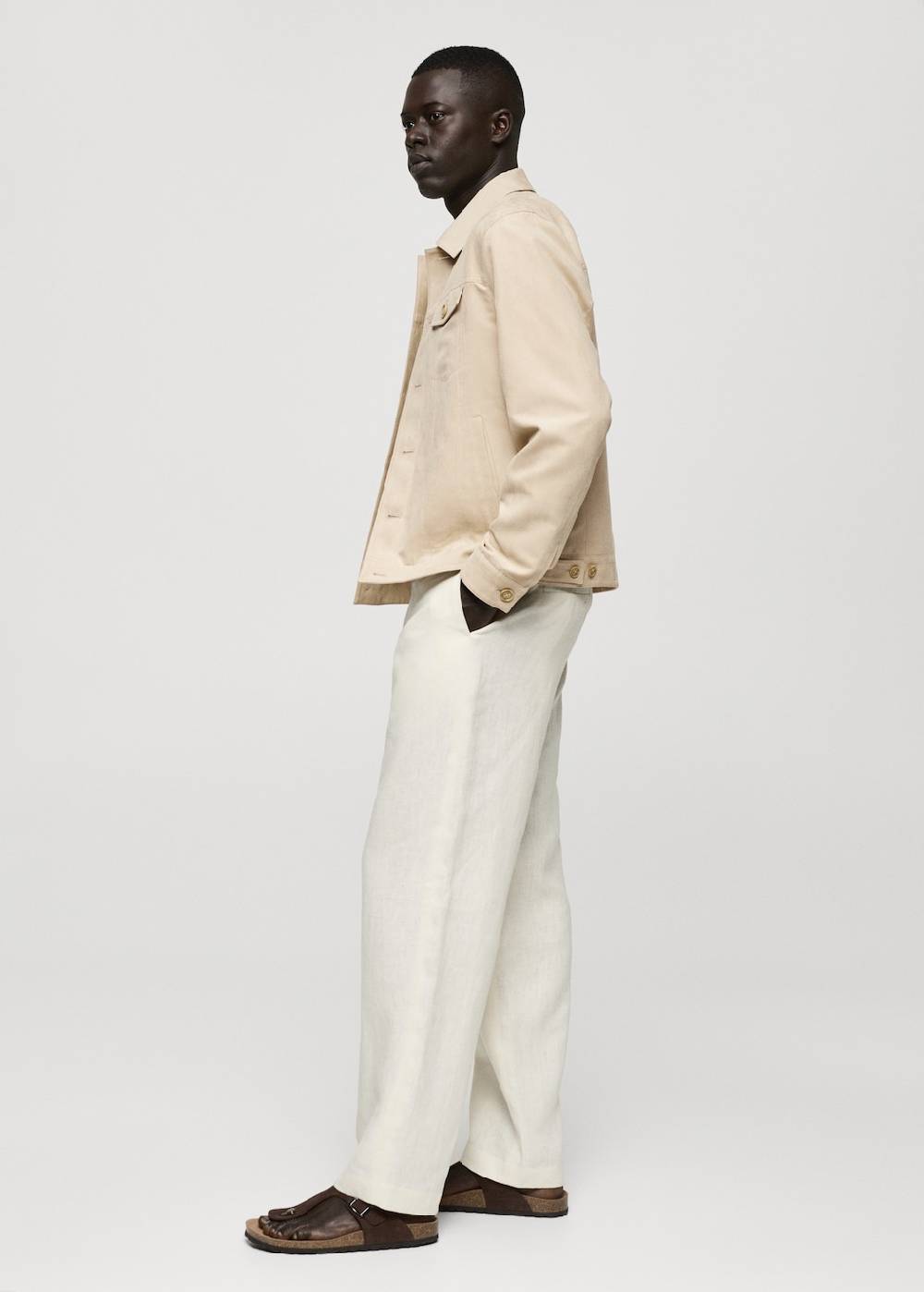 Mango Kurzjacke mit Wildledereffekt und Taschen Top Angebot