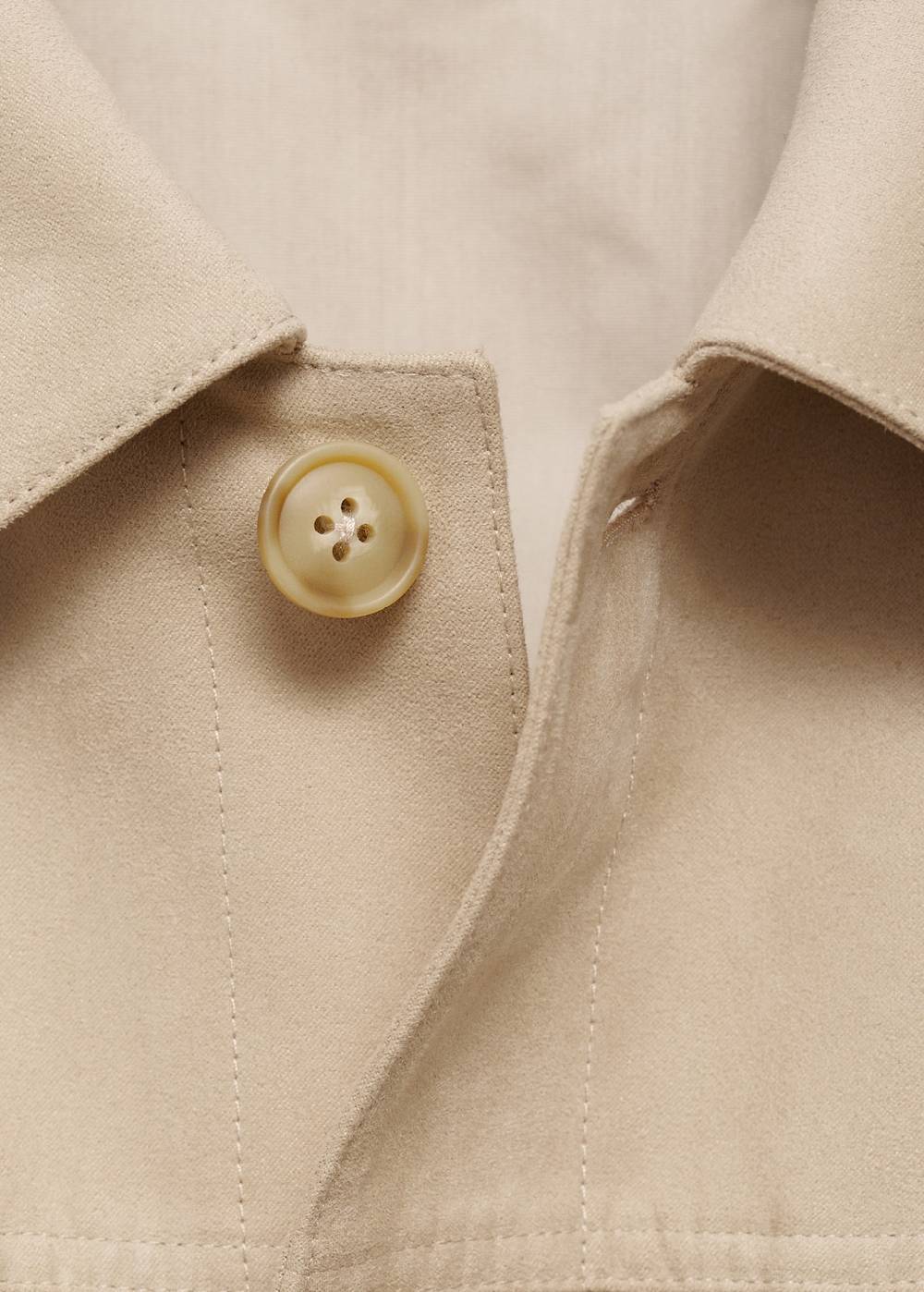 Mango Kurzjacke mit Wildledereffekt und Taschen Top Angebot