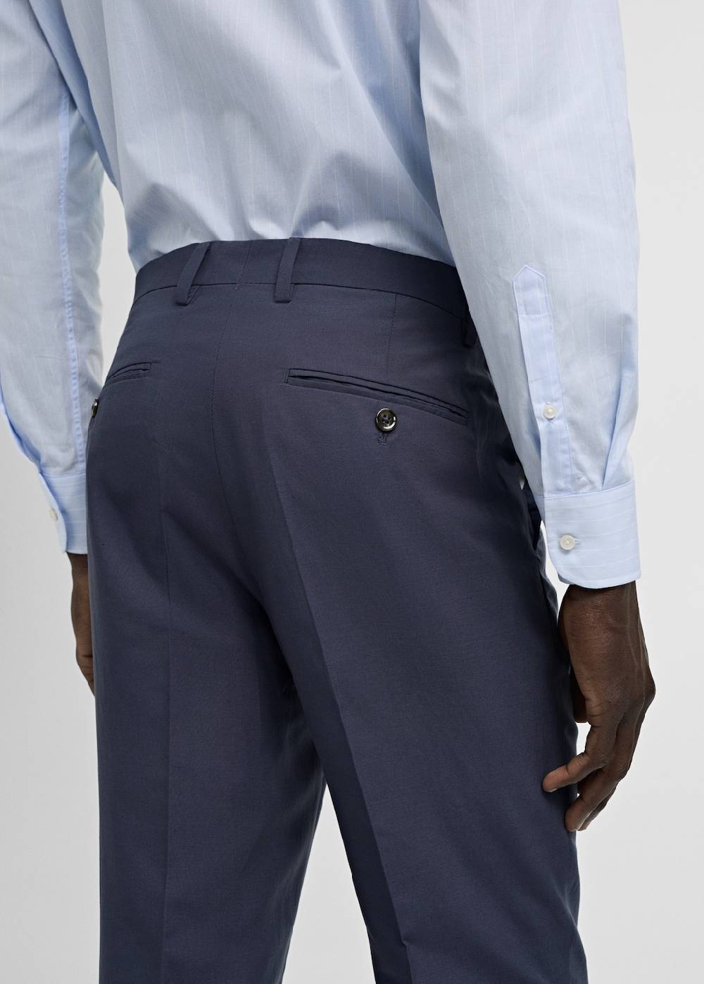 Mango Slim Fit-Anzughose aus Stretchstoff Große Rabatte