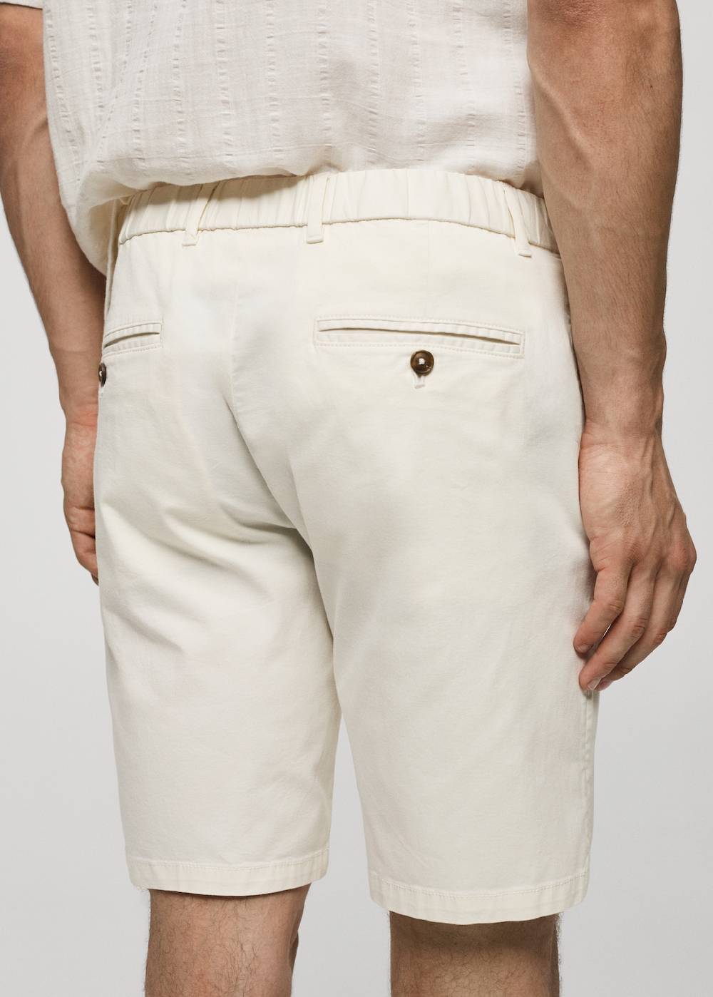 Mango Slim-Fit-Bermudashorts im Chino-Stil aus Baumwolle Räumungsverkauf