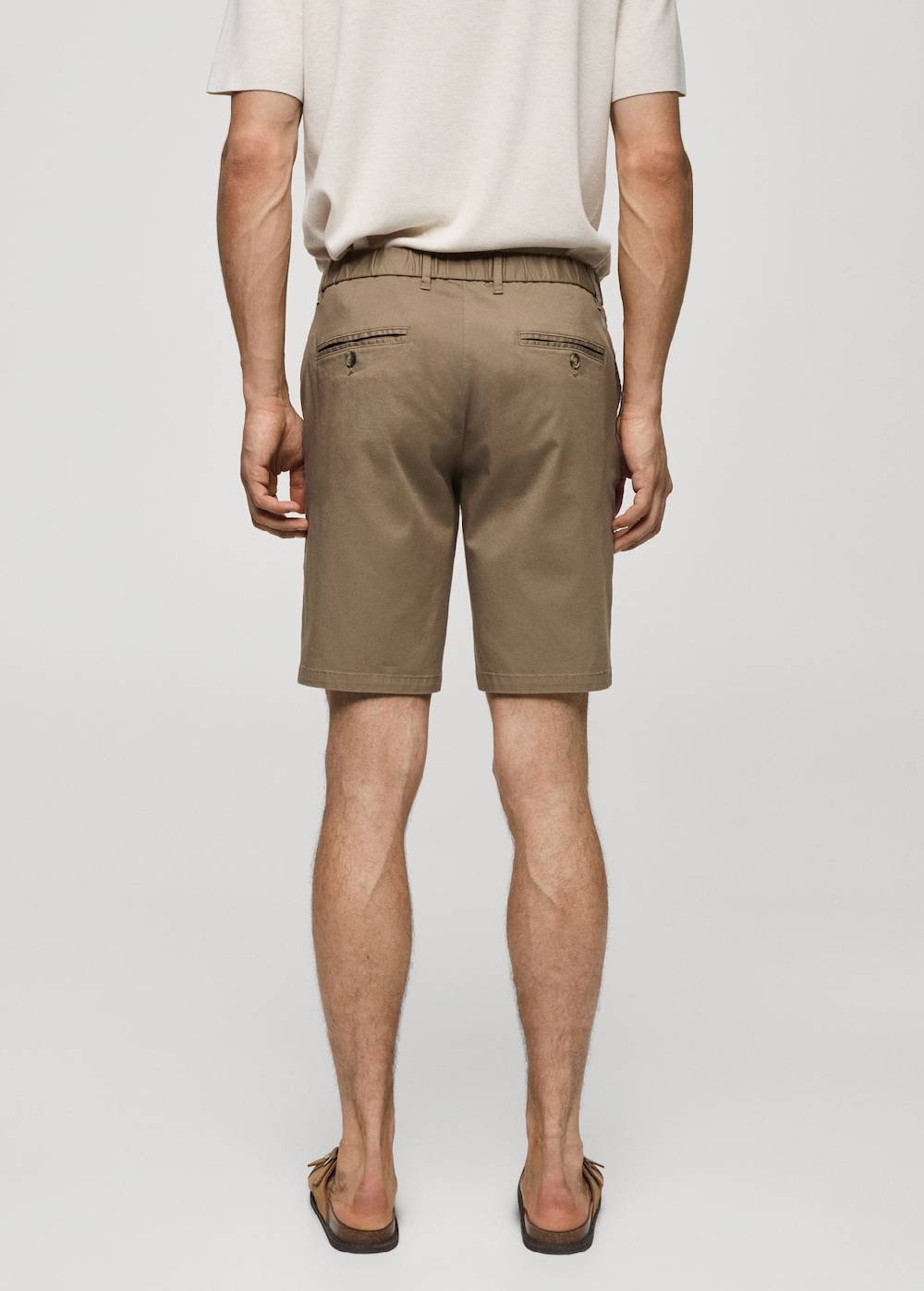 Mango Slim-Fit-Bermudashorts im Chino-Stil aus Baumwolle Tägliche Deals