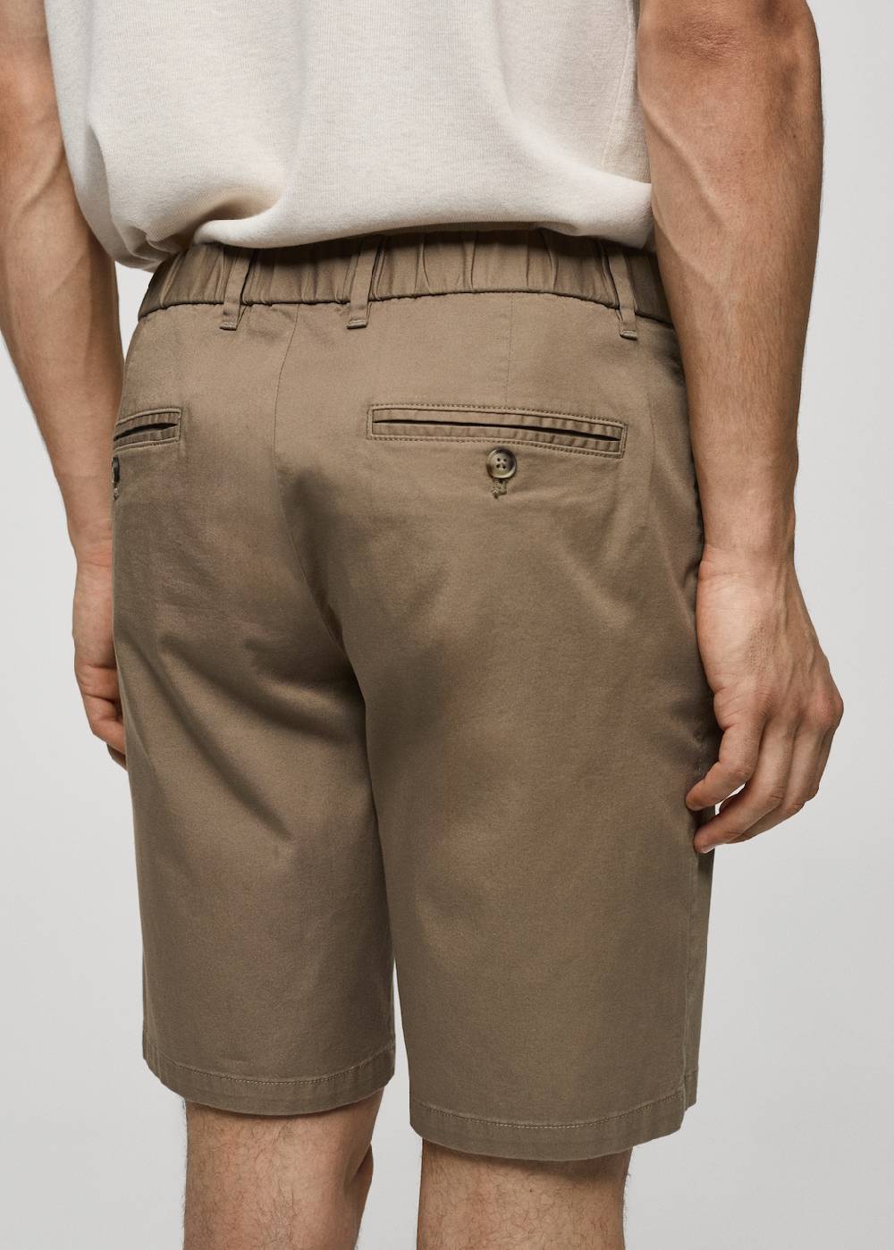 Mango Slim-Fit-Bermudashorts im Chino-Stil aus Baumwolle Tägliche Deals