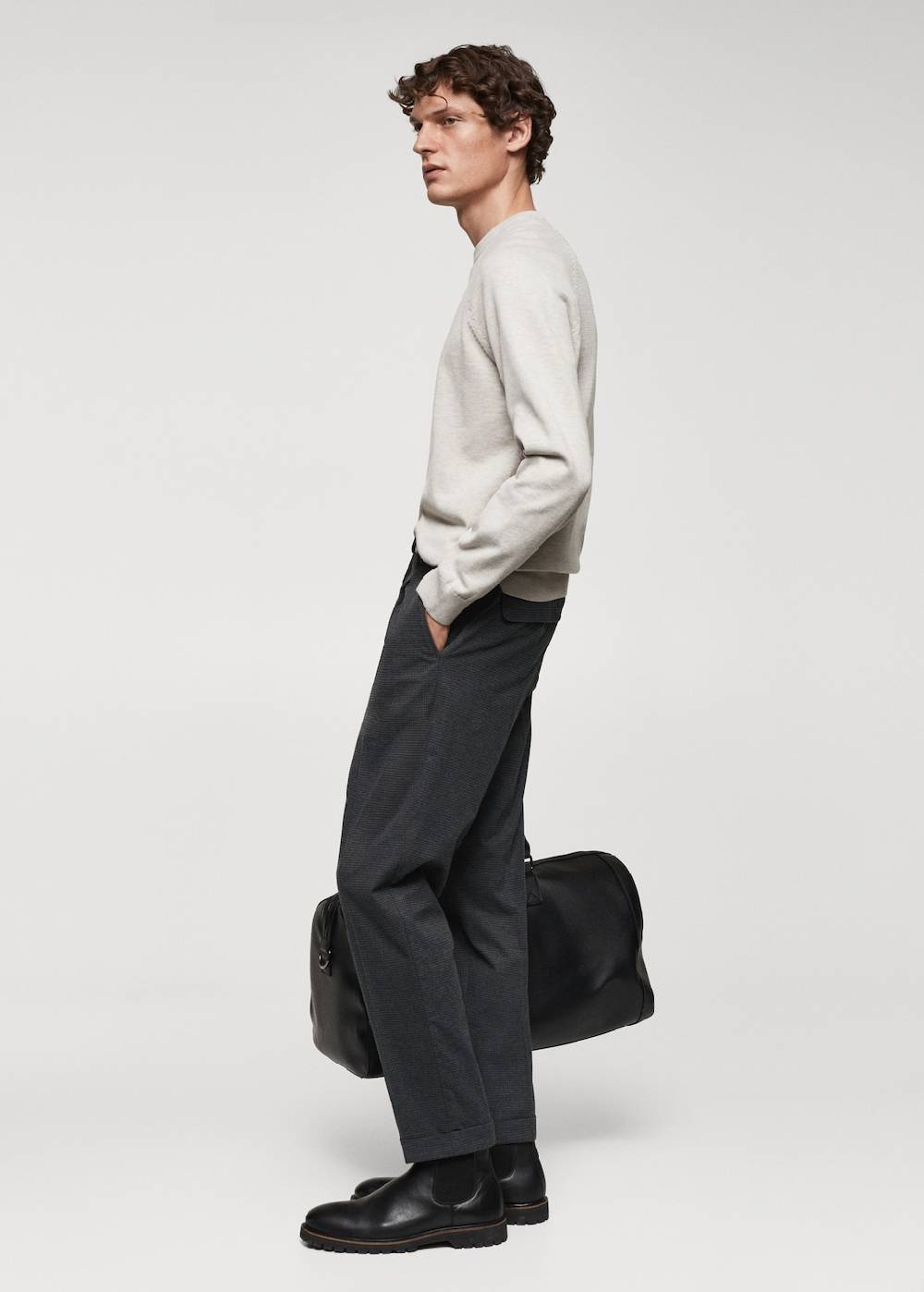 Mango Slim Fit-Baumwollhose Letzte 3 Tage