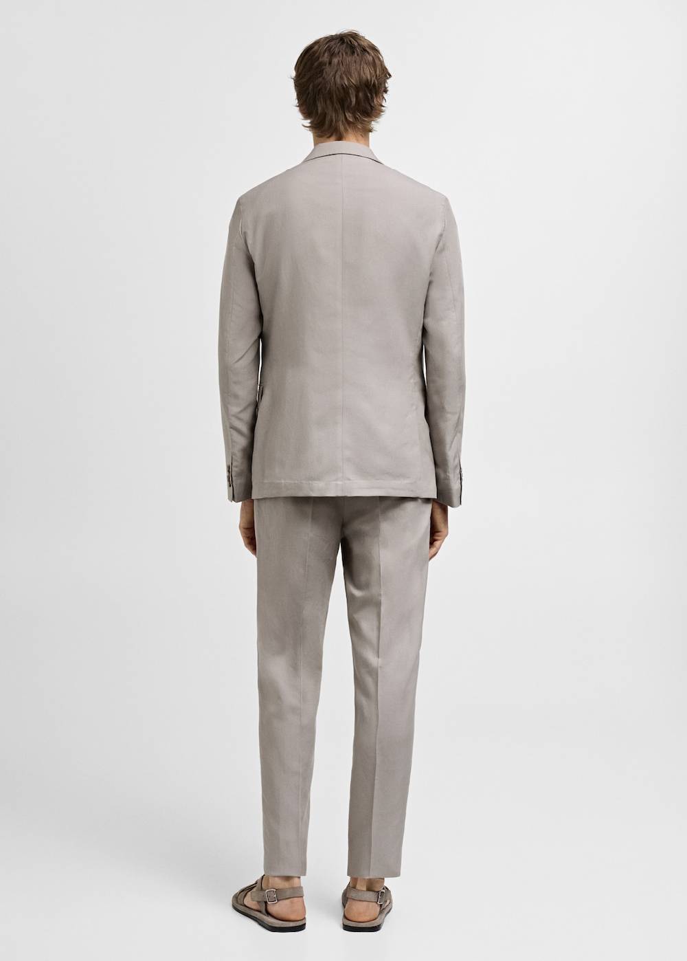 Mango Slim Fit-Anzughose aus Leinenmix Bis zu 50% Rabatt