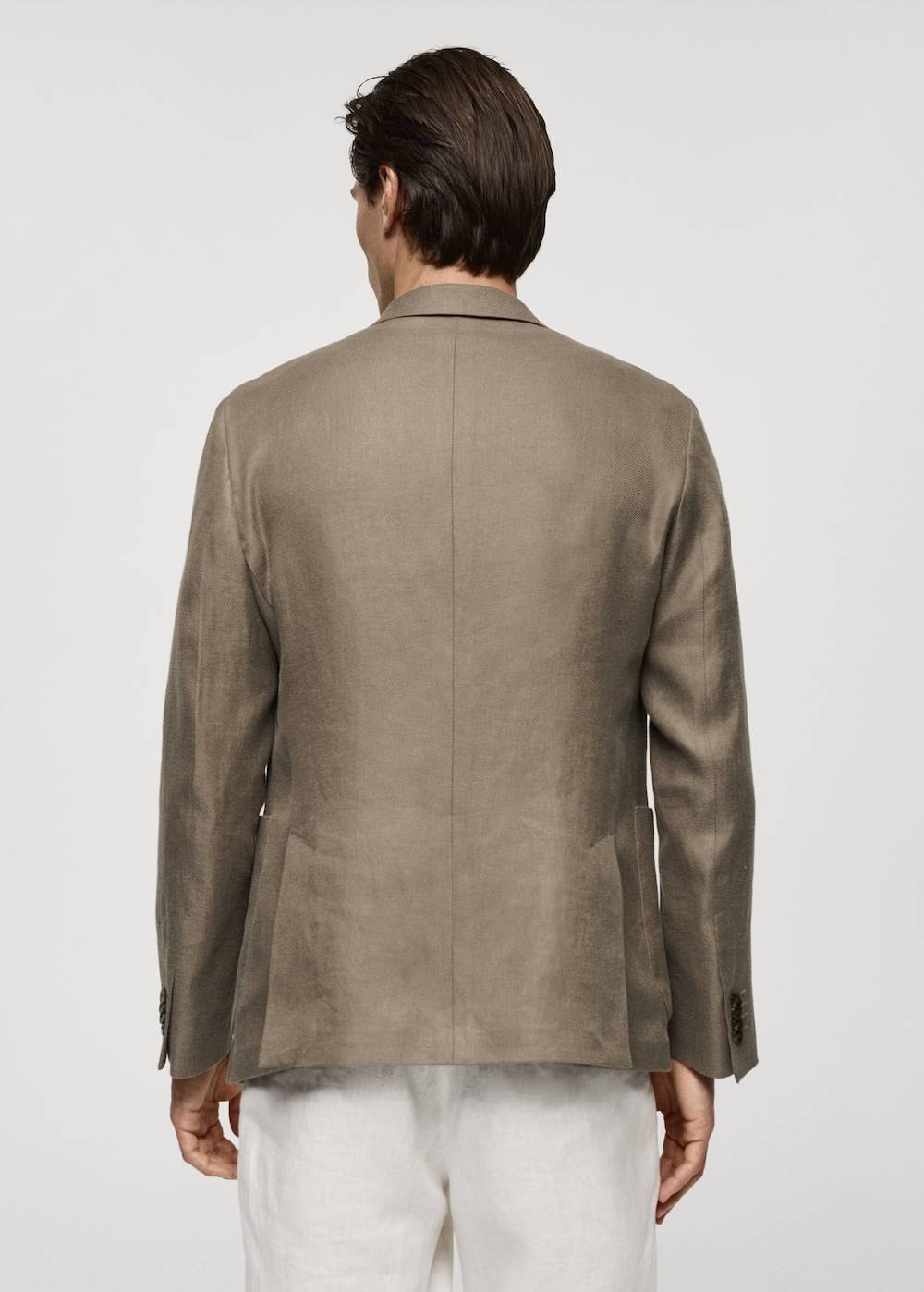 Mango Slim Fit-Blazer aus 100 % Leinen Nur für heute
