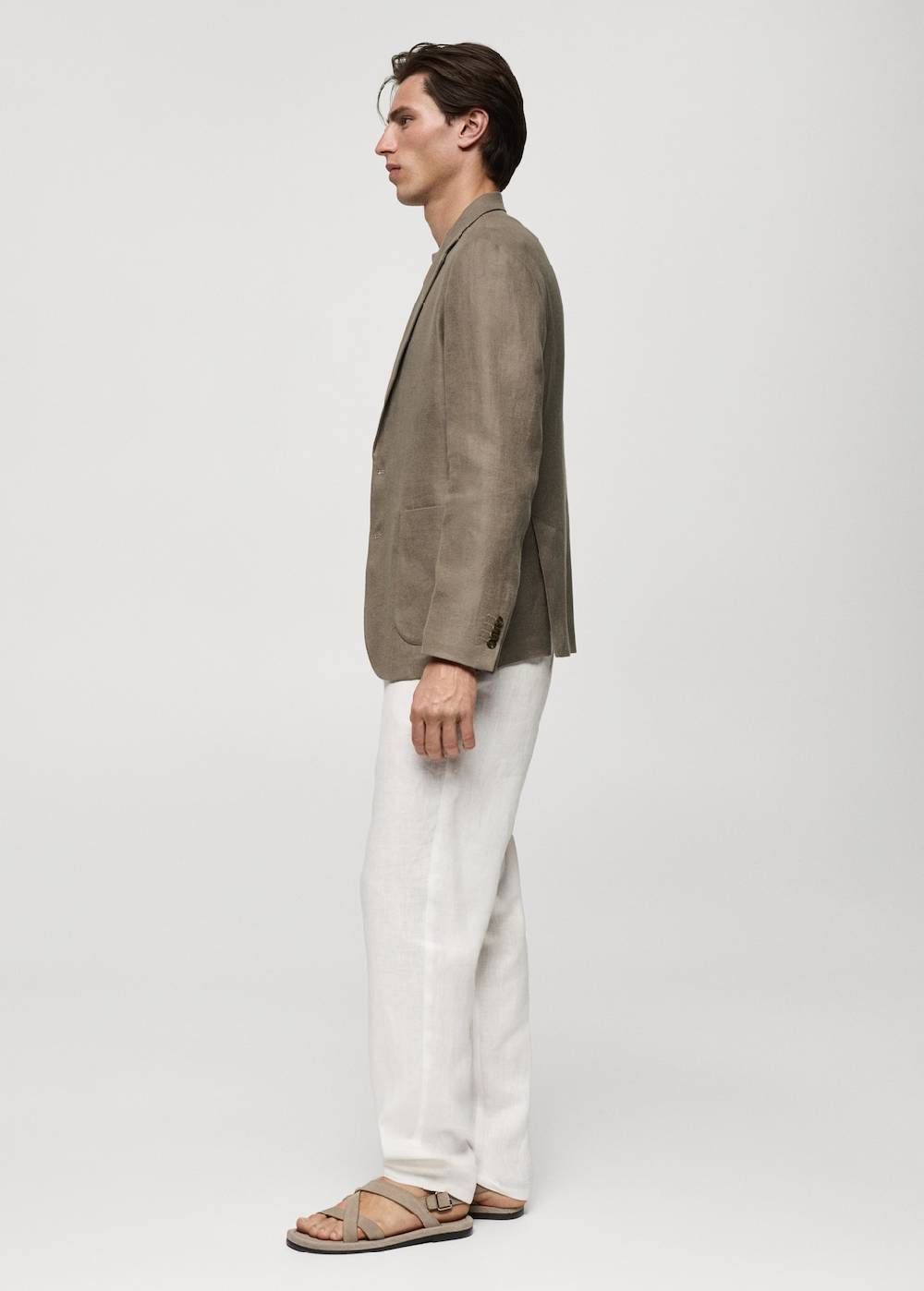Mango Slim Fit-Blazer aus 100 % Leinen Nur für heute
