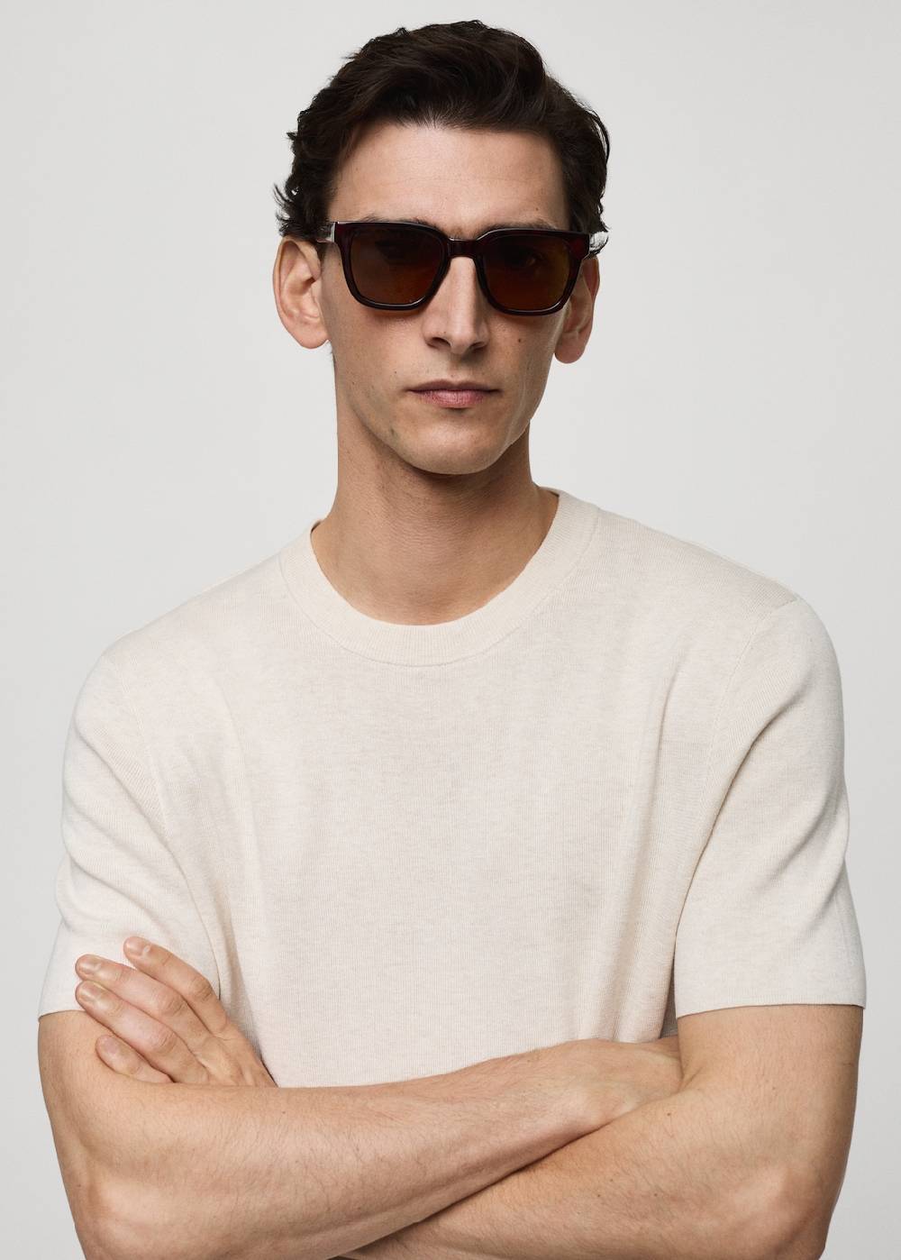 Mango Strickshirt aus Baumwolle Vierteljährliche Förderung