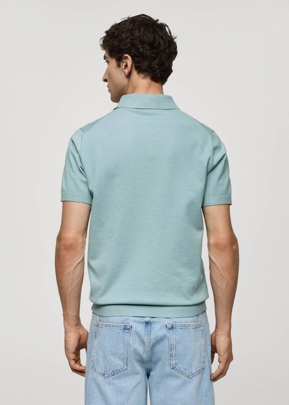 Mango Feinstrick-Poloshirt Riesige Rabatte