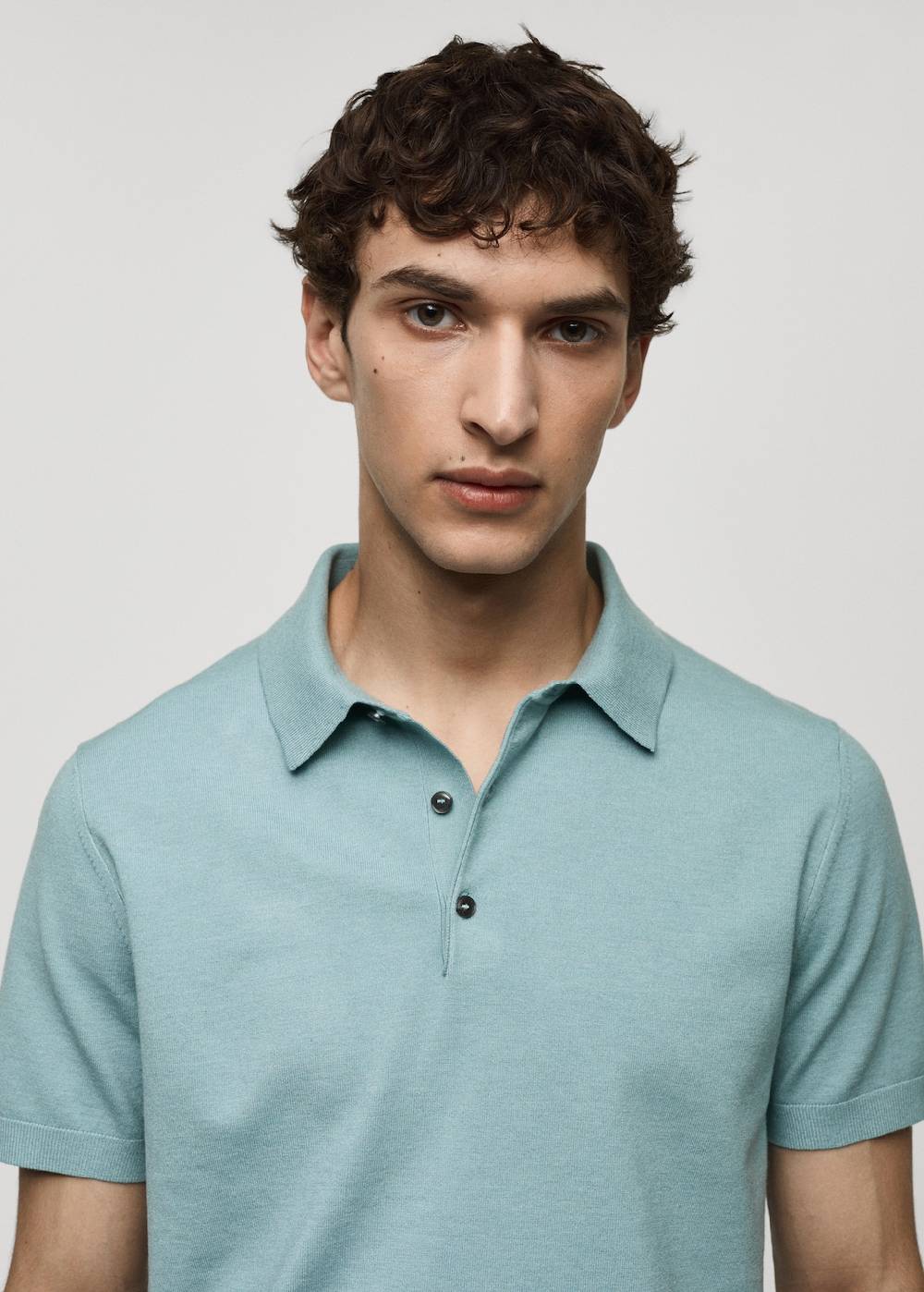 Mango Feinstrick-Poloshirt Riesige Rabatte