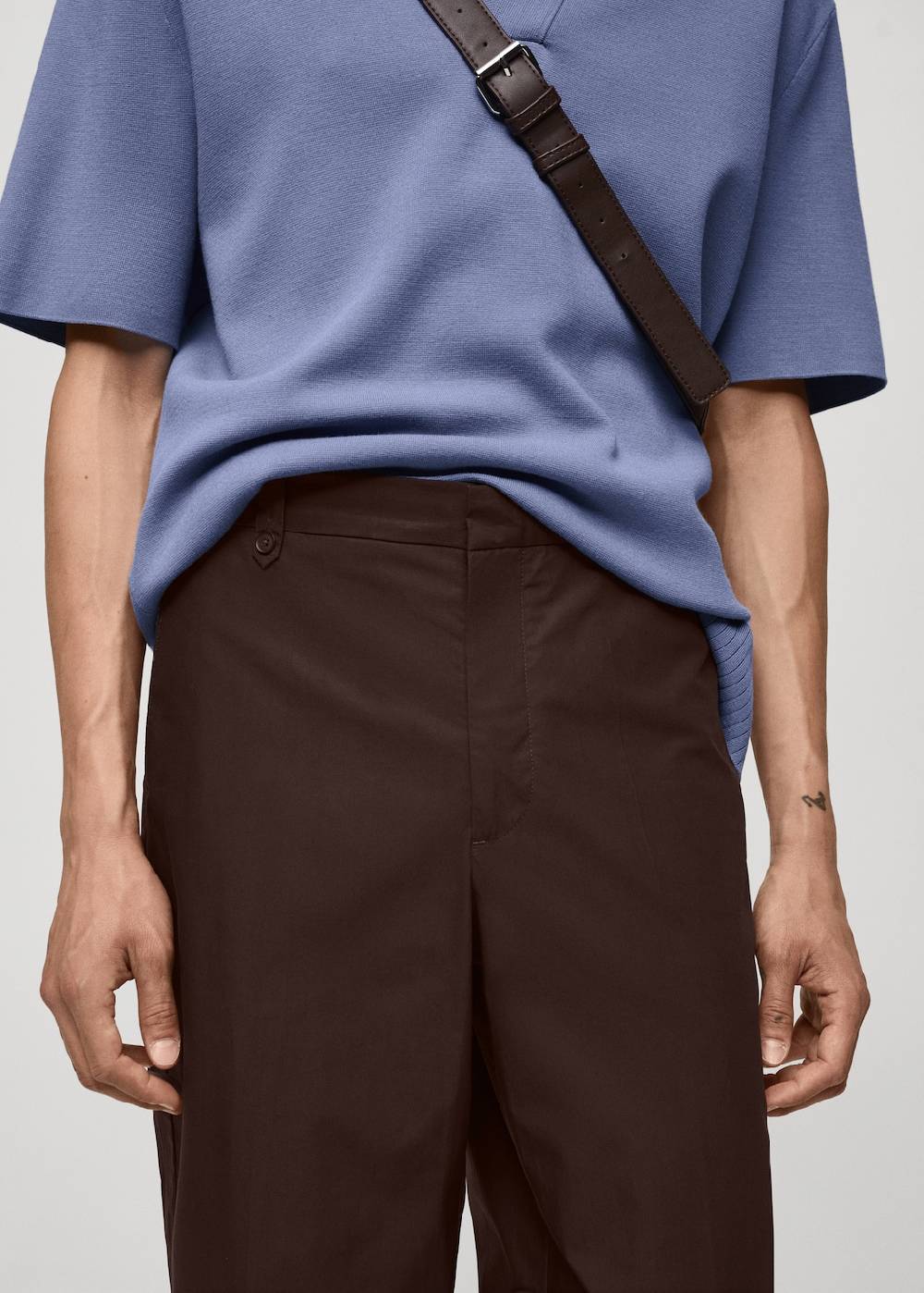 Mango Regular Fit-Hose aus 100 % Baumwolle 50% Rabatt mit kostenlosem Versand