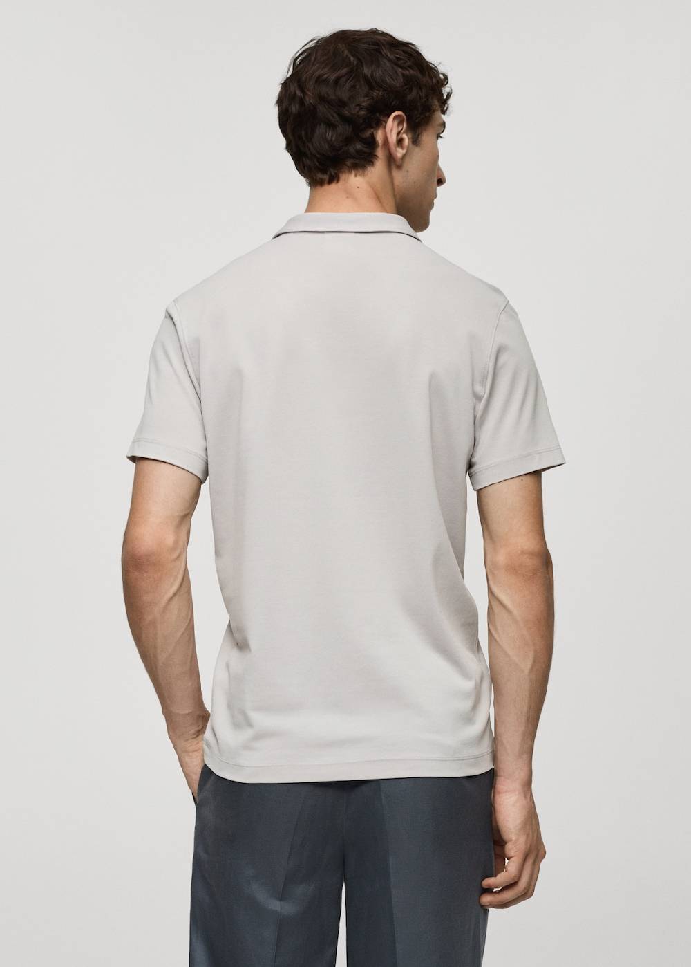 Mango Strukturiertes Slim-Fit-Poloshirt aus Baumwoll-Piqué Black Friday Preise