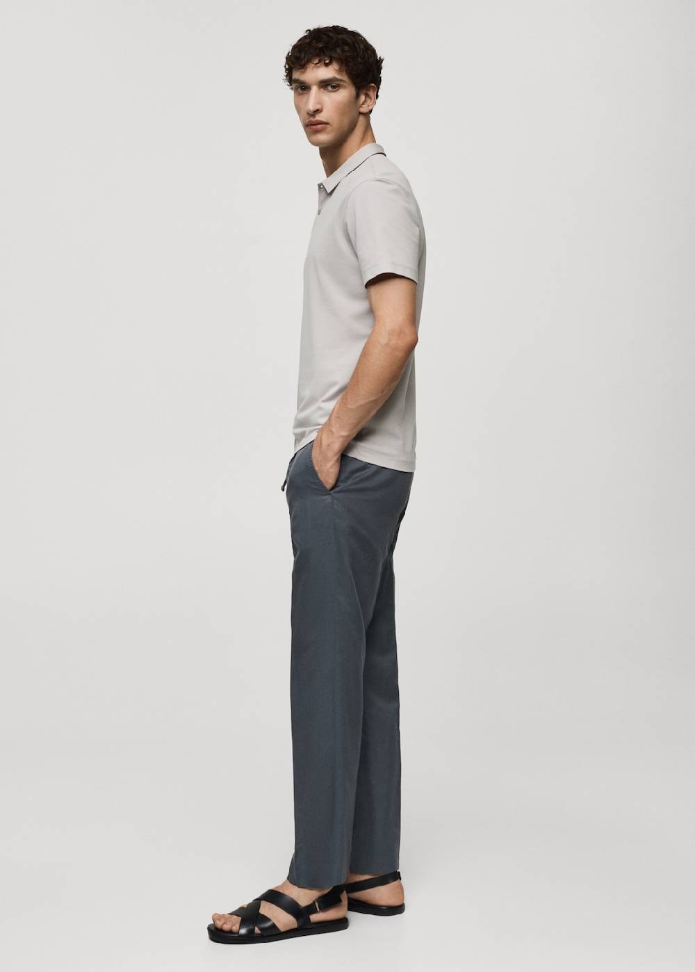 Mango Strukturiertes Slim-Fit-Poloshirt aus Baumwoll-Piqué Black Friday Preise
