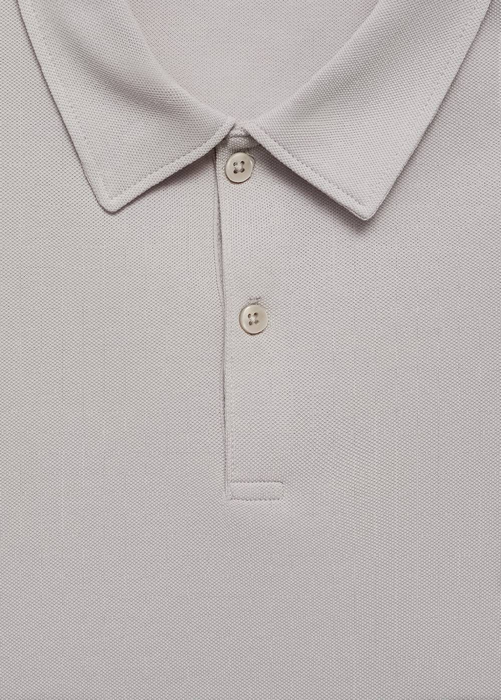 Mango Strukturiertes Slim-Fit-Poloshirt aus Baumwoll-Piqué Black Friday Preise