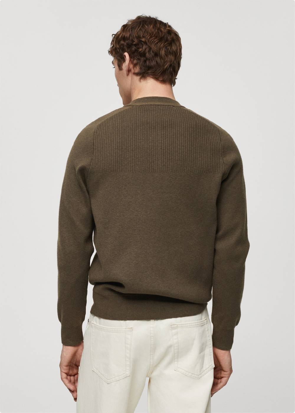 Mango Stretchpullover mit Rippdetail 50% Rabatt für begrenzte Zeit