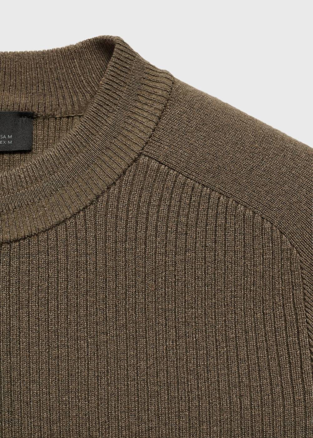 Mango Stretchpullover mit Rippdetail 50% Rabatt für begrenzte Zeit