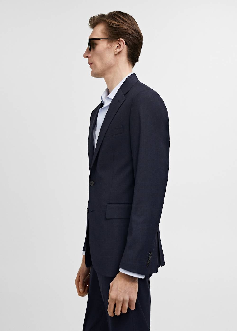 Mango Slim Fit-Anzugsakko aus Stretchbaumwolle 2025