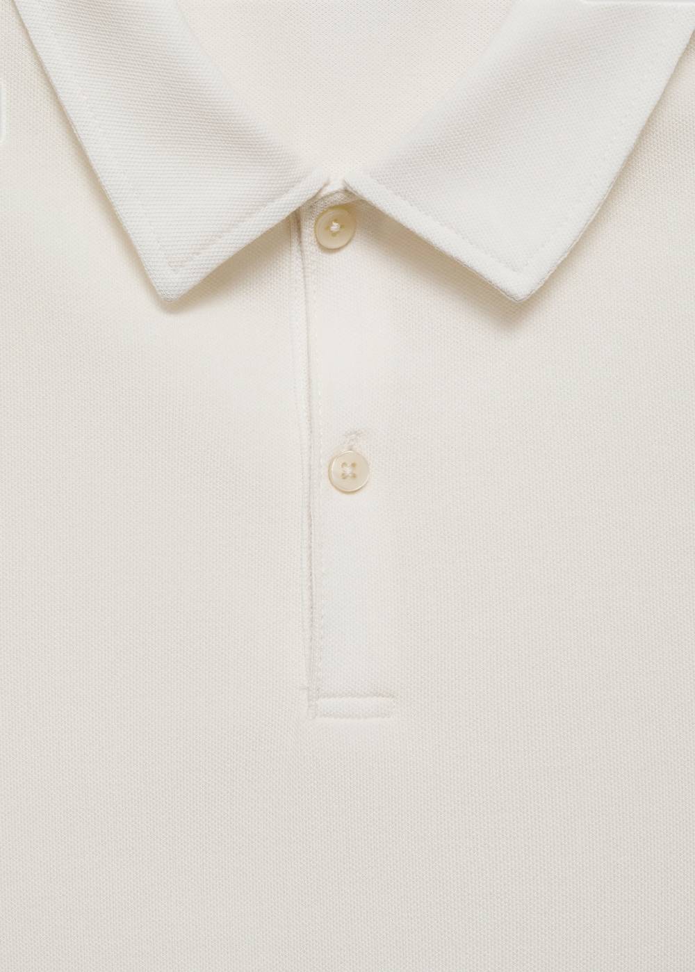 Mango Strukturiertes Slim-Fit-Poloshirt aus Baumwoll-Piqué Hotsell