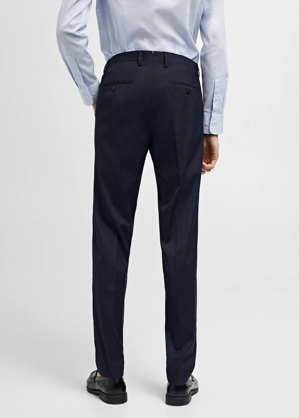Mango Slim Fit-Anzughose aus Stretchstoff Schlussverkauf