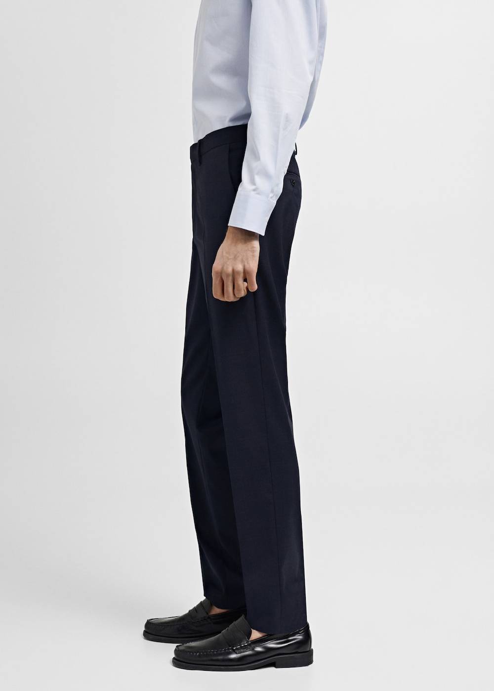 Mango Slim Fit-Anzughose aus Stretchstoff Schlussverkauf