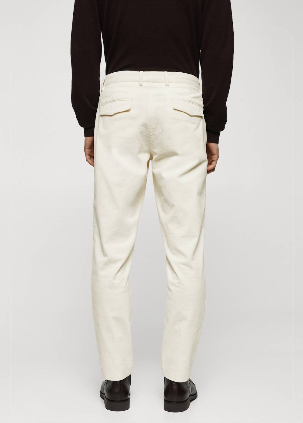 Mango Bundfaltenhose aus Cord Kostenloser Versand