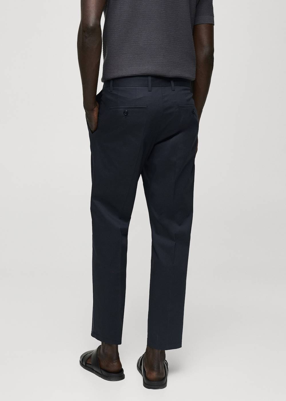Mango Slim Fit-Bundfaltenhose aus Baumwolle Fabrikpreis