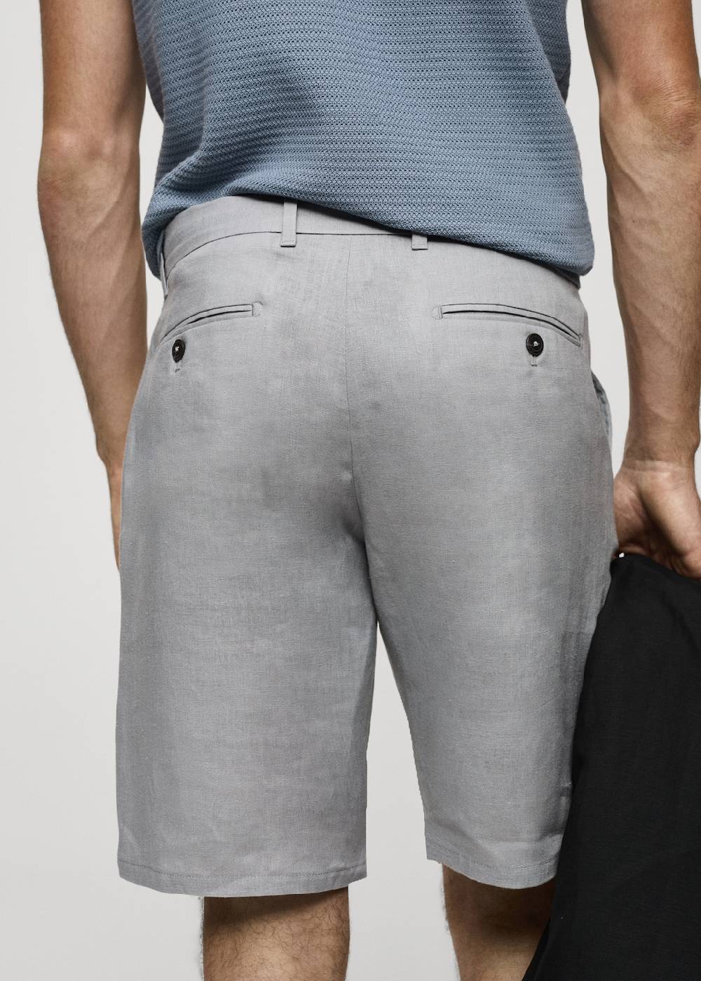 Mango Slim-Fit-Bermudashorts aus 100 % Leinen Begrenztes Angebot
