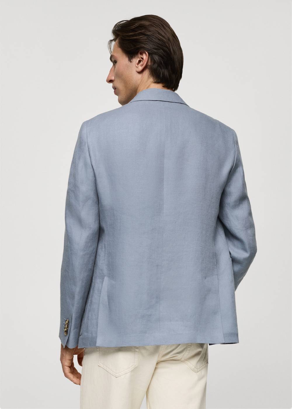 Mango Slim Fit-Blazer aus 100 % Leinen Online Shopping
