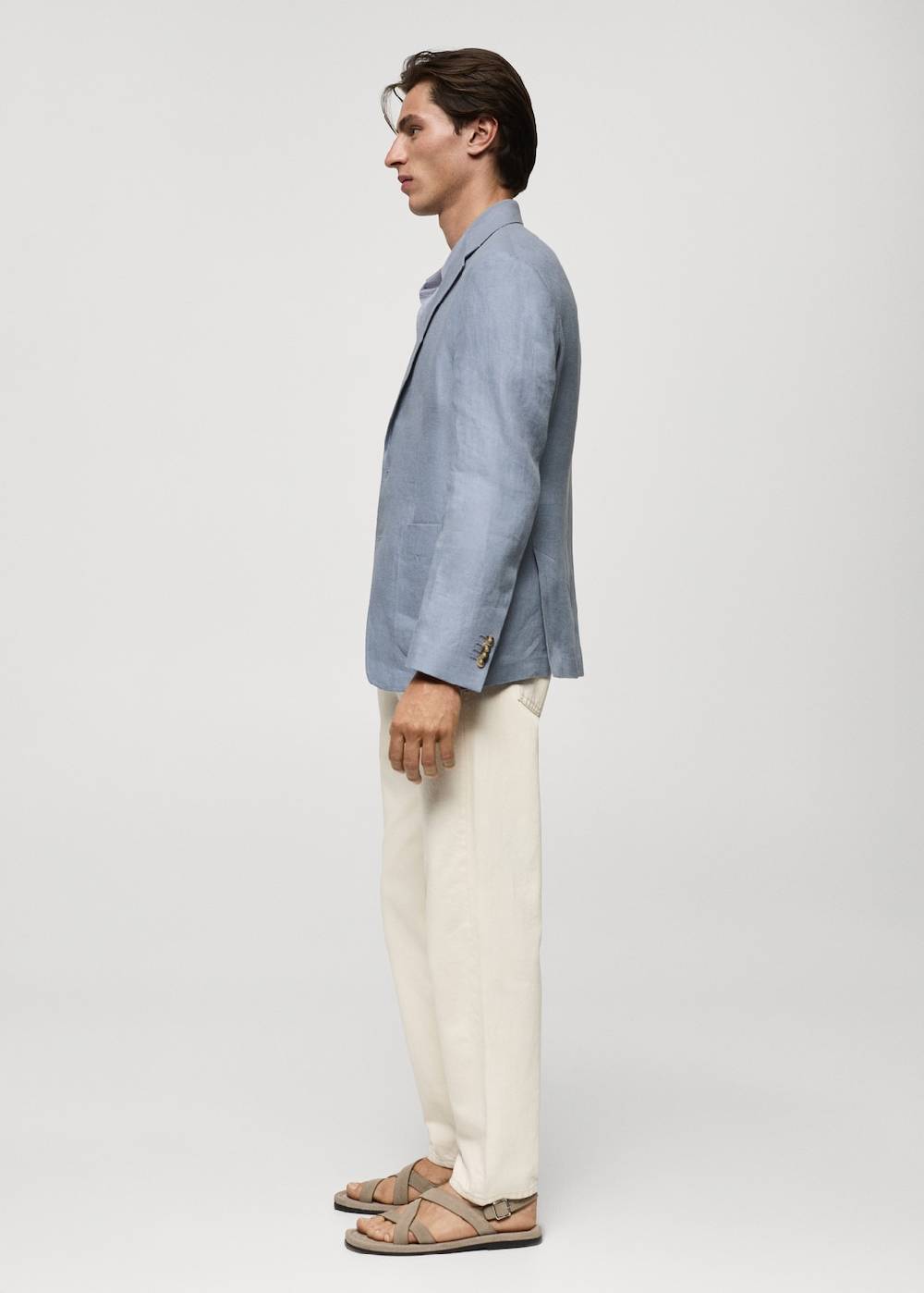 Mango Slim Fit-Blazer aus 100 % Leinen Online Shopping