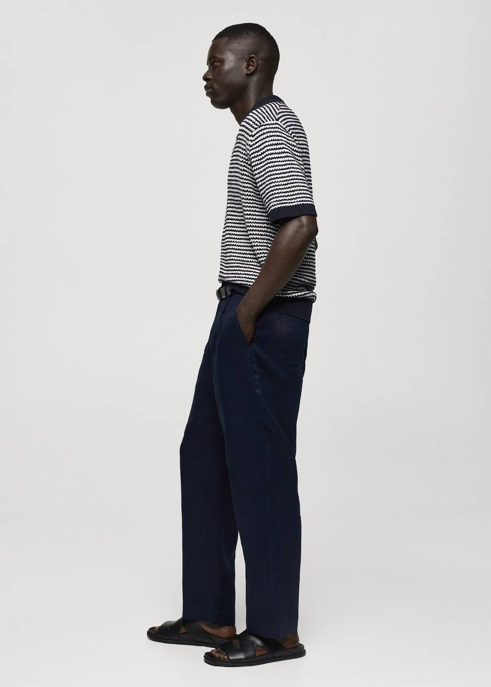 Mango Relaxed-Fit-Hose aus 100 % Leinen Valentinstagsangebot