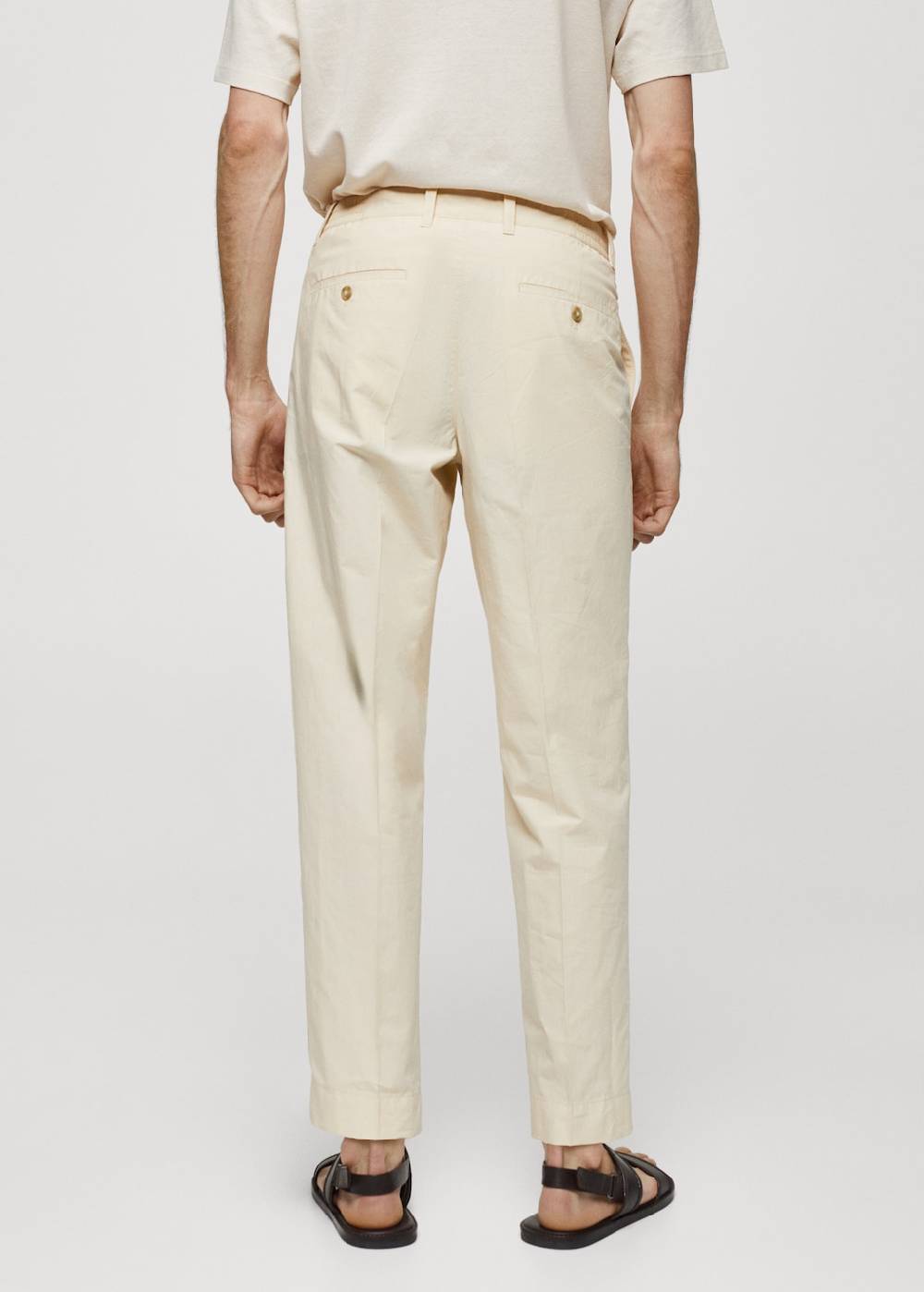 Mango Slim-Fit-Hose aus 100 % Baumwolle Lagerräumung