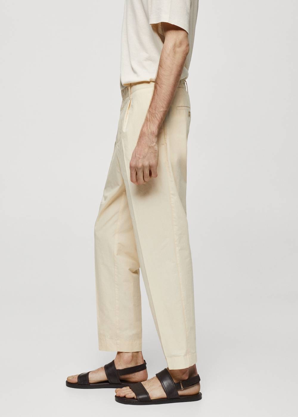 Mango Slim-Fit-Hose aus 100 % Baumwolle Lagerräumung